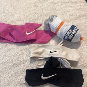 Nike Tie headbands + March Madness socks